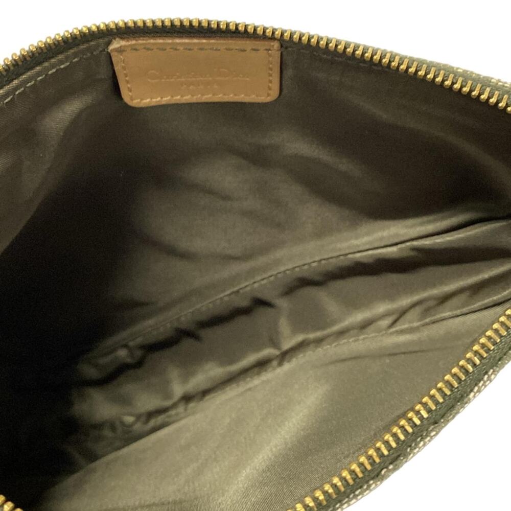 Christian Dior DIOR/ChristianDior Saddle Pouch / Trotter Handbag Green Brown - Picture 7 of 15